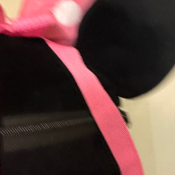 Disney Minnie Mouse Pink and Black Kids Backpack - Picture 7 of 10